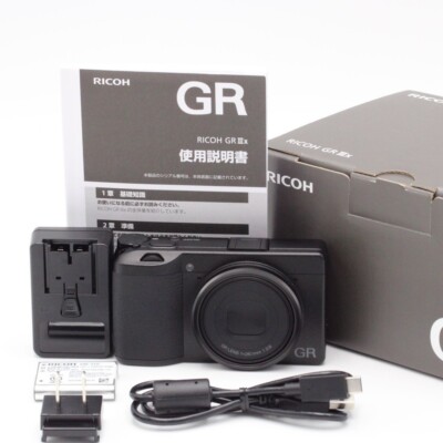 RICOH GR IIIx Digital Camera 24.24 MP GR LENS 26.1mm F2.8 Black