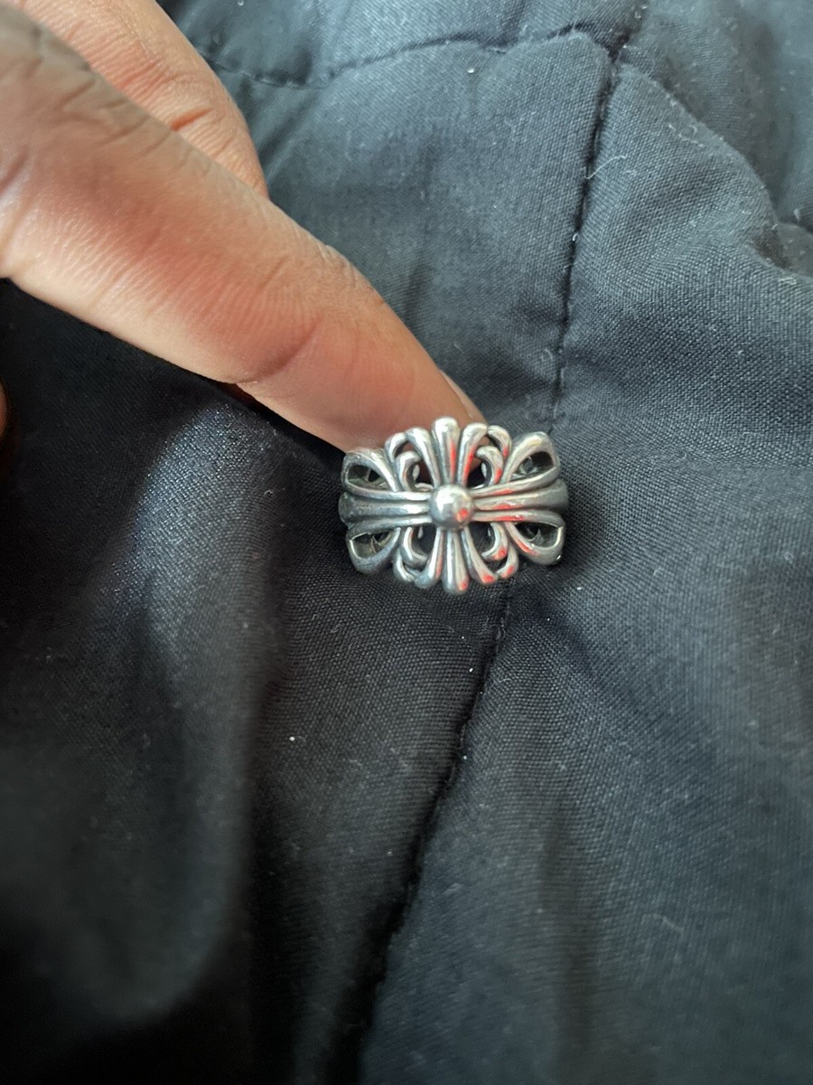 Chrome Hearts Floral Cross Open Brand Ring | eBay