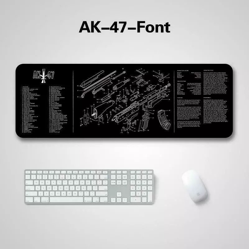 Extended Large For AK-47 Gun Cleaning Gaming Mouse Pad Computer