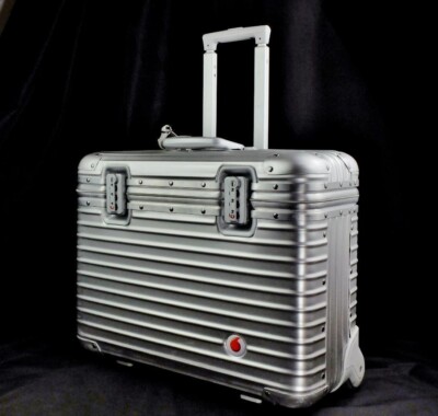 Rimowa Topas Vodafone Edition 36L SIlver Pilot Trolley | eBay
