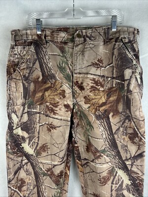 Carhartt Realtree Camo Carpenter Pants 36x33 Dungaree Fit Jeans