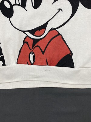 Vintage Disney Mickey Mouse Over Print Sweatshirt Made USA | eBay