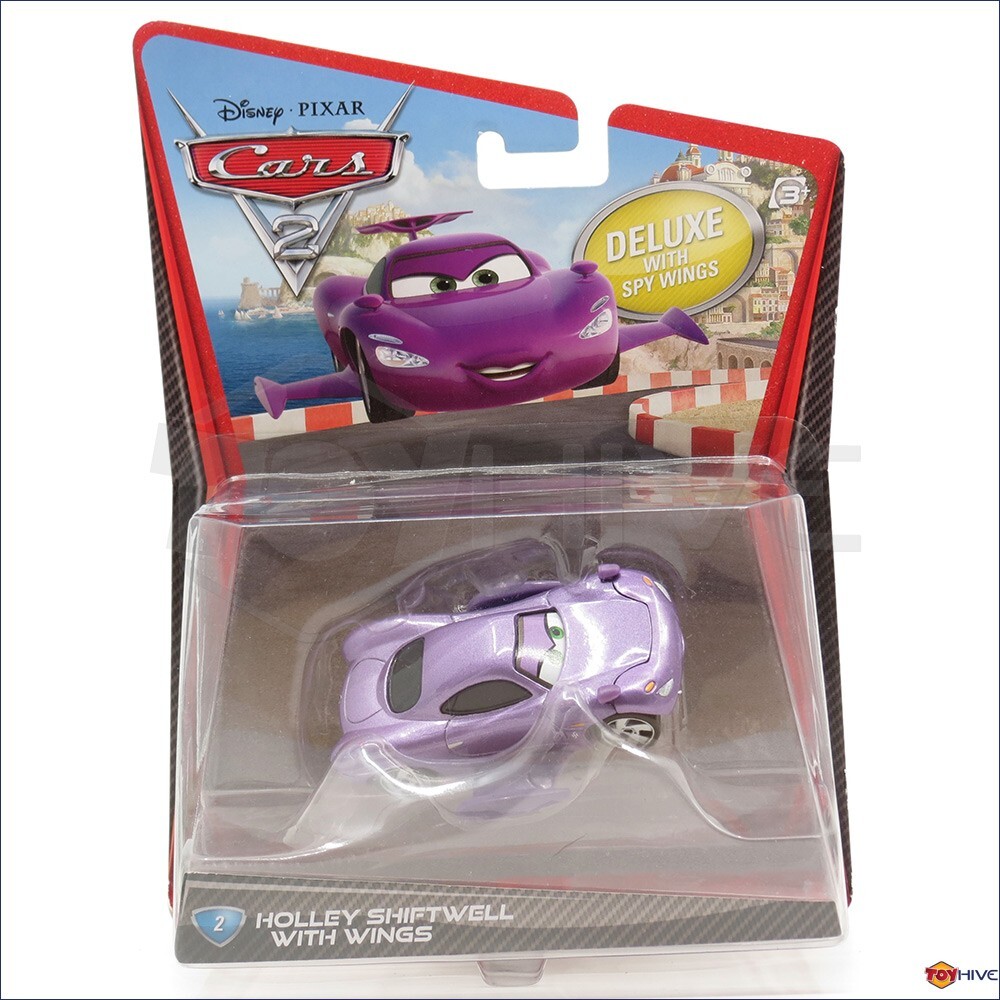 Disney Pixar Cars 2 Holley Shiftwell with Wings Deluxe diecast by