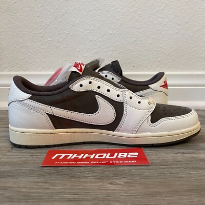 New Air Jordan 1 Low OG AJ1 Travis Scott Sail Reverse Mocha DM7866