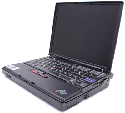 Windowsノート本体 IBM ThinkPad X40 WindowsXP 12