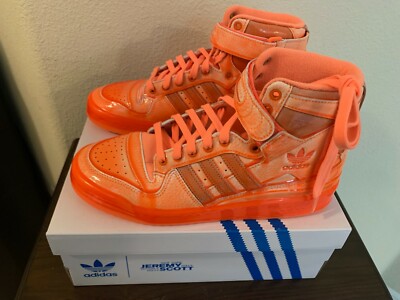 NIB Mens Jeremy Scott x Adidas Forum High Dipped Sneaker Signal