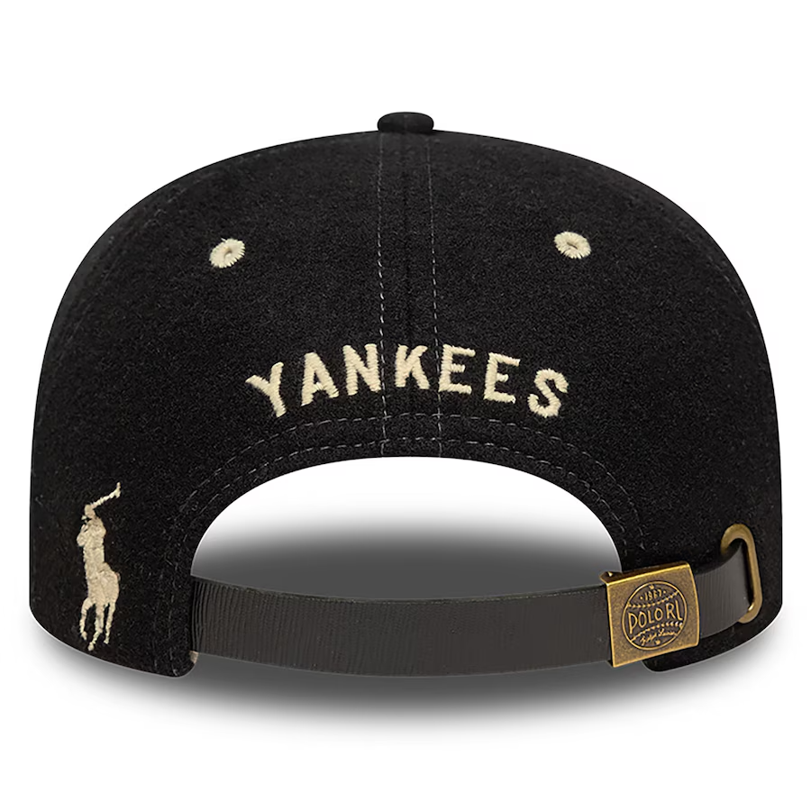NY Yankees New Era x Polo Ralph Lauren Black Retro Crown 9FIFTY