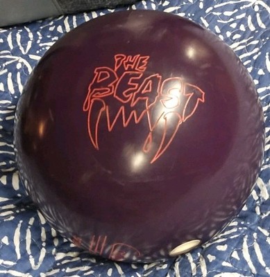 Vintage Columbia 300 The BEAST 15Lb 6 Oz Bowling Ball Drilled
