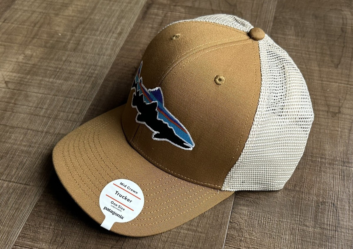 PATAGONIA - Fitz Roy Trout Trucker Hat - Adjustable - Bear Brown