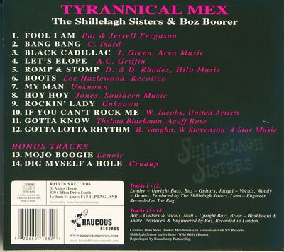 The Shillelagh Sisters & Boz Boorer - Tyrannical Mex (CD Album