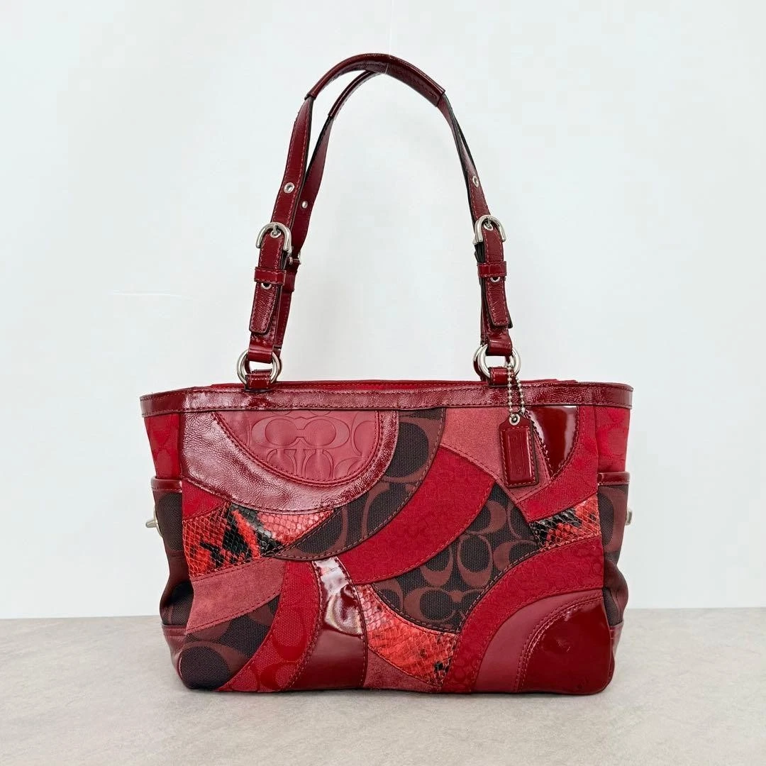 Coach Patchwork Red Bags & Handbags for Women for sale | eBay