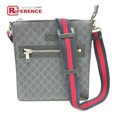 GUCCI 474137 GG Messenger Bag Shoulder Bag GG Supreme Canvas Men's