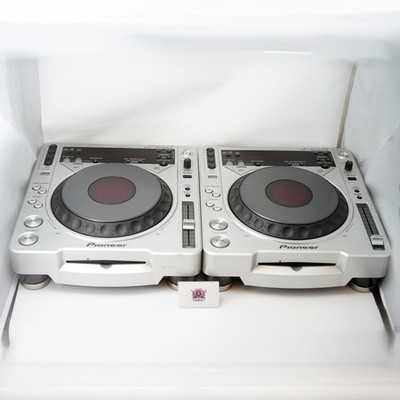 Pioneer CDJ-800MK2 Pair Silver Digital DJ Media Player Set Tested