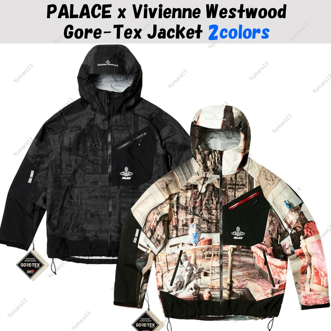 PALACE x Vivienne Westwood Gore-Tex Jacket 2colors Mono Colour