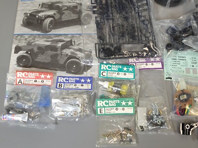 New Vintage Open Tamiya 1/12 RC M1025 Hummer Military TA01 Chassis