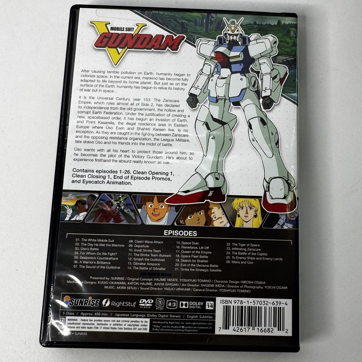 Mobile Suit V Gundam: Collection 1 (Blu-ray) for sale online | eBay