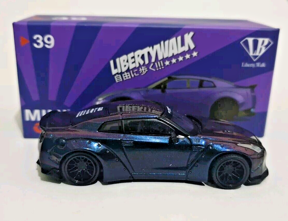 TSM MINI GT 1:64 LIBERTY WALK LB WORKS NISSAN GT-R R35 MAGIC
