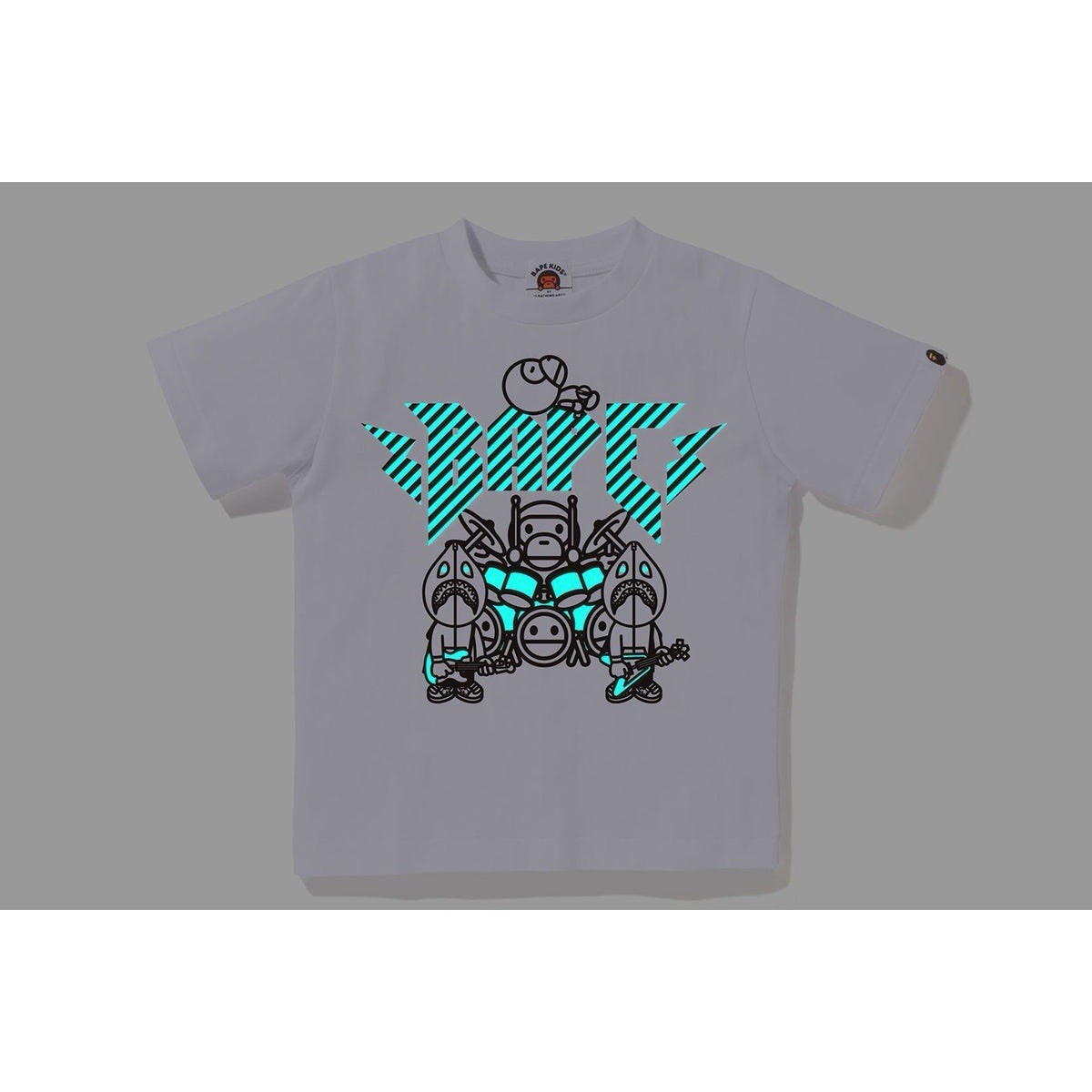 A BATHING APE BAPE Kids “Milo Rock Tee” Size 120 Brand New With