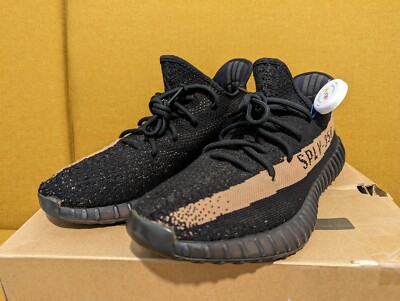 Adidas Yeezy Boost 350 V2 Core Black Copper Men's Size 10