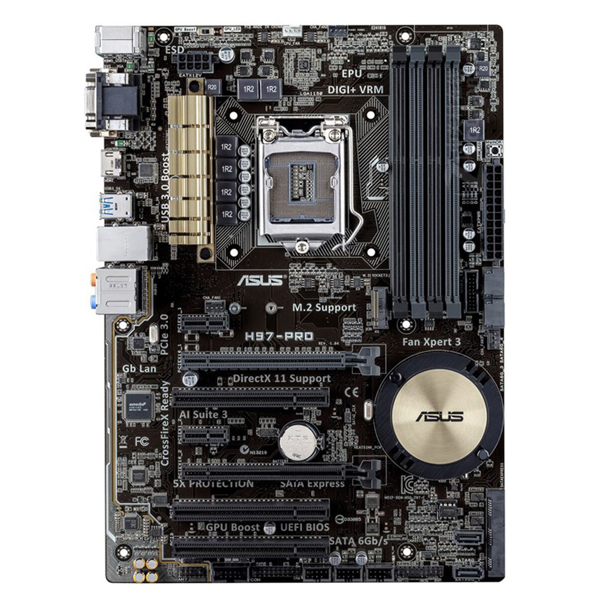 ASUS H97-PRO Motherboard 1150 Intel H97 Chipset 4*DDR3 SATA 3.0