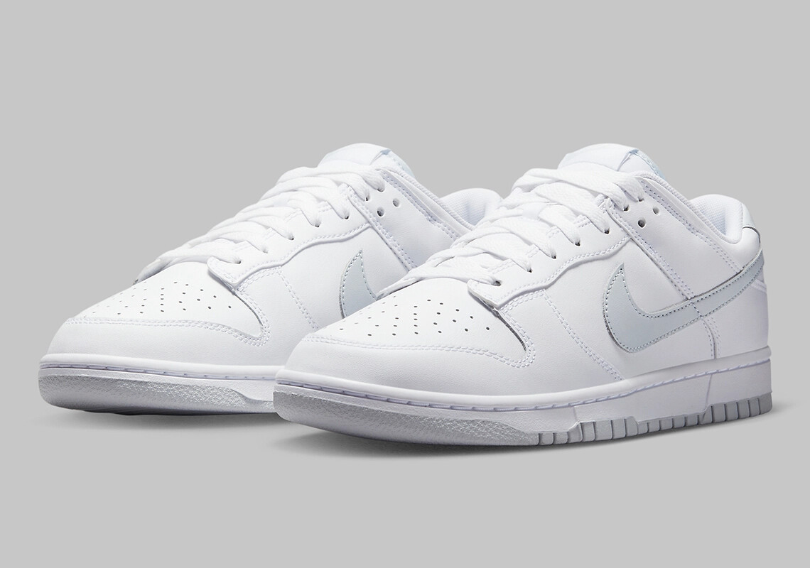 Men's Brand Nike dunk low Retro 'White Pure Platinum' Sneakers
