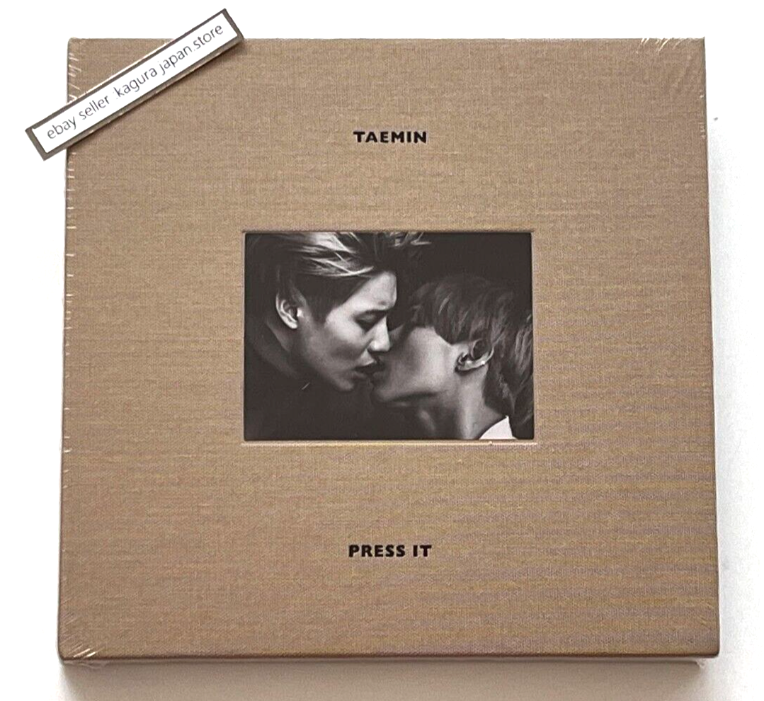 SHINee TAEMIN Press It [Beige A] Korean ver. Album CD + Photocard