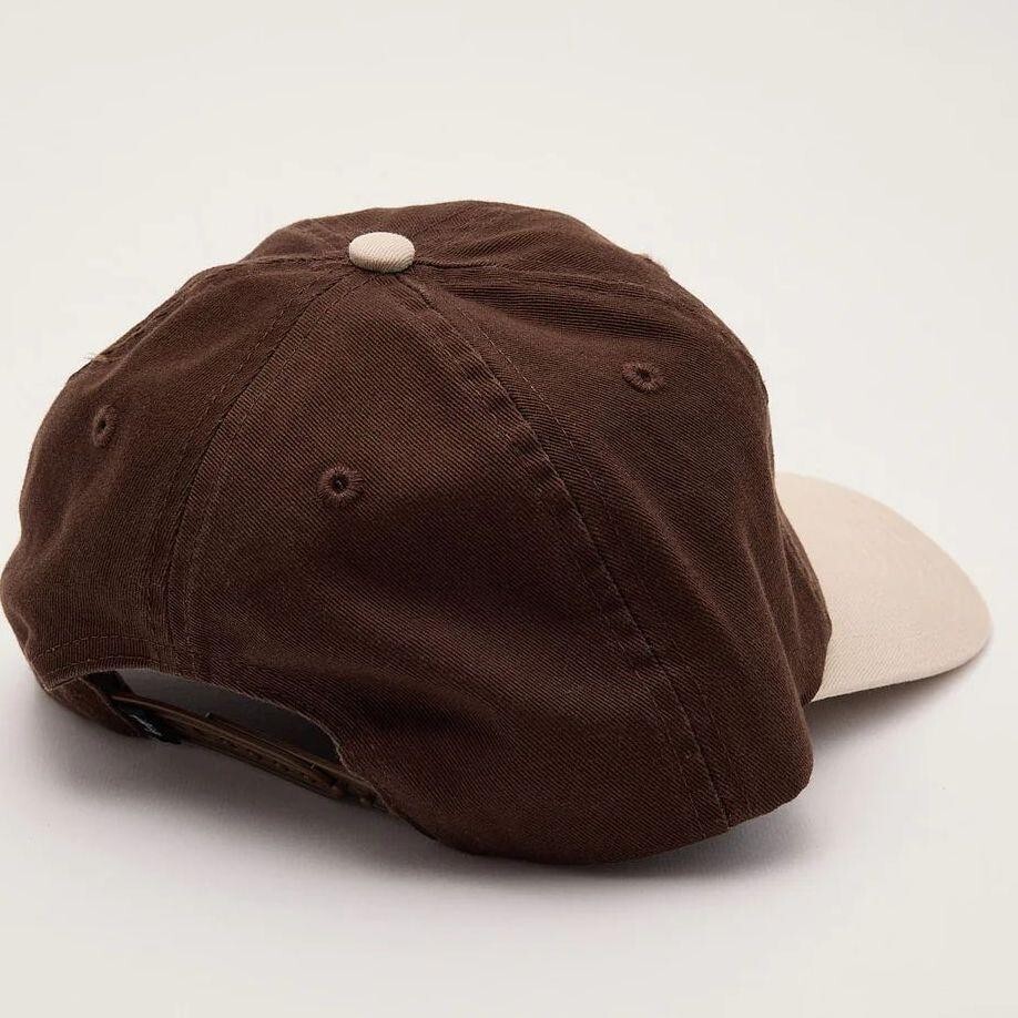 Stussy LOW PRO CHENILLE S STRAPBACK Cap Logo color Brown Mens hat
