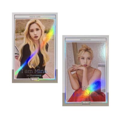 TWICE MINA 1st Photobook Yes, I am Mina. Gray ver. Photocard | eBay