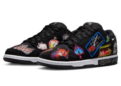 Nike Dunk SB Low Pro QS Neckface Black/White-Multi Color DQ4488