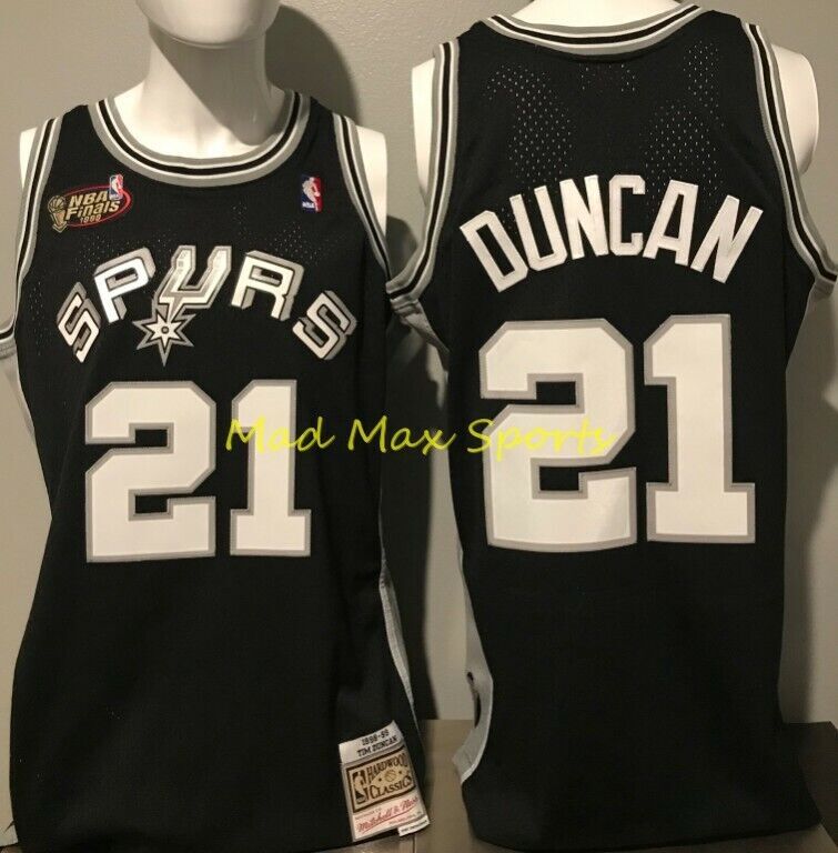 TIM DUNCAN San Antonio SPURS Mitchell & Ness 1999 NBA Finals