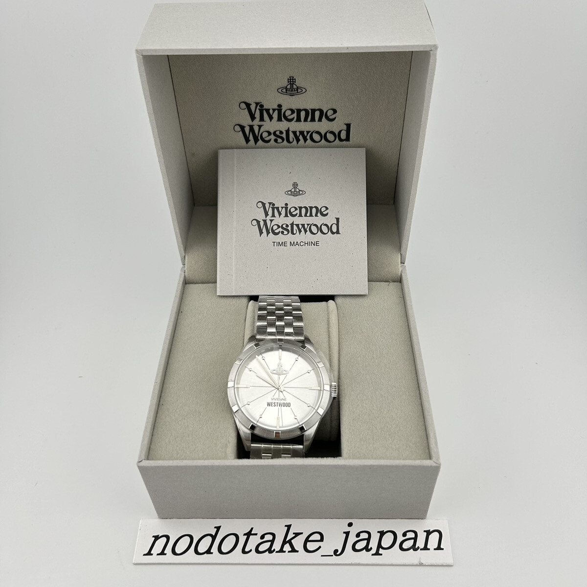 Vivienne Westwood] Men's Silver Stainless Steel VV192SLSL Watch-KS