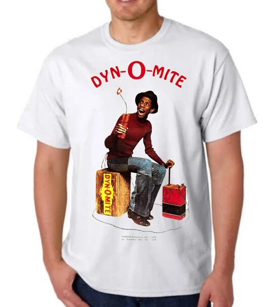 JIMMY WALKER DYNOMITE T-SHIRT TEE VINTAGE REPRO JJ GOOD TIMES TV