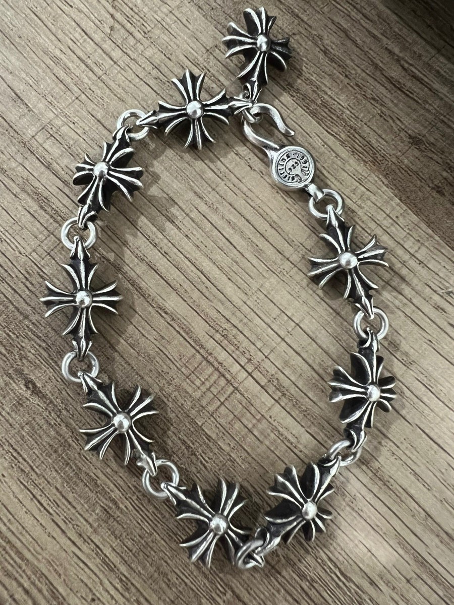 Chrome Hearts CH Cutout 9 Cross Bracelet | eBay