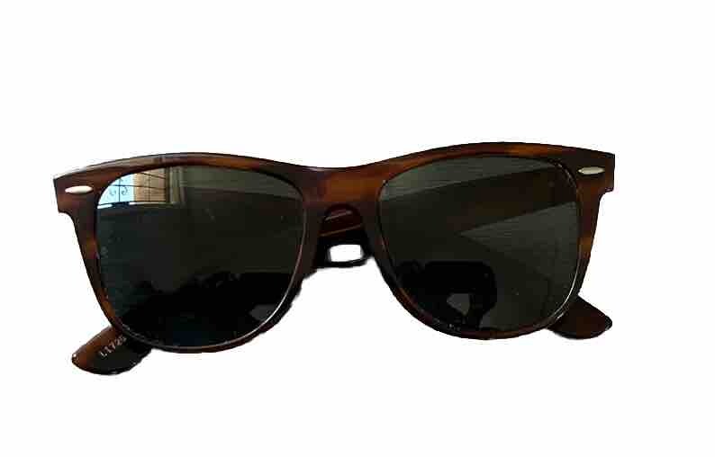Vintage Ray-Ban B&L Wayfarer II L1725 Tortoise Brown Sunglasses