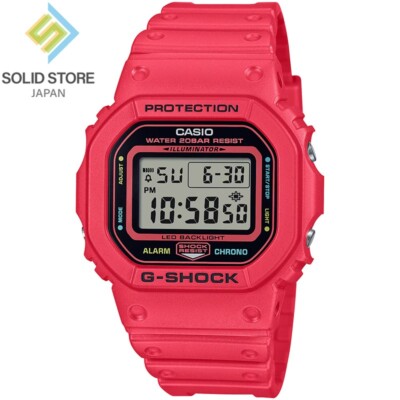 CASIO G-SHOCK DW-5600EP-4JF ENERGY PACK Digital Quartz Watch Red