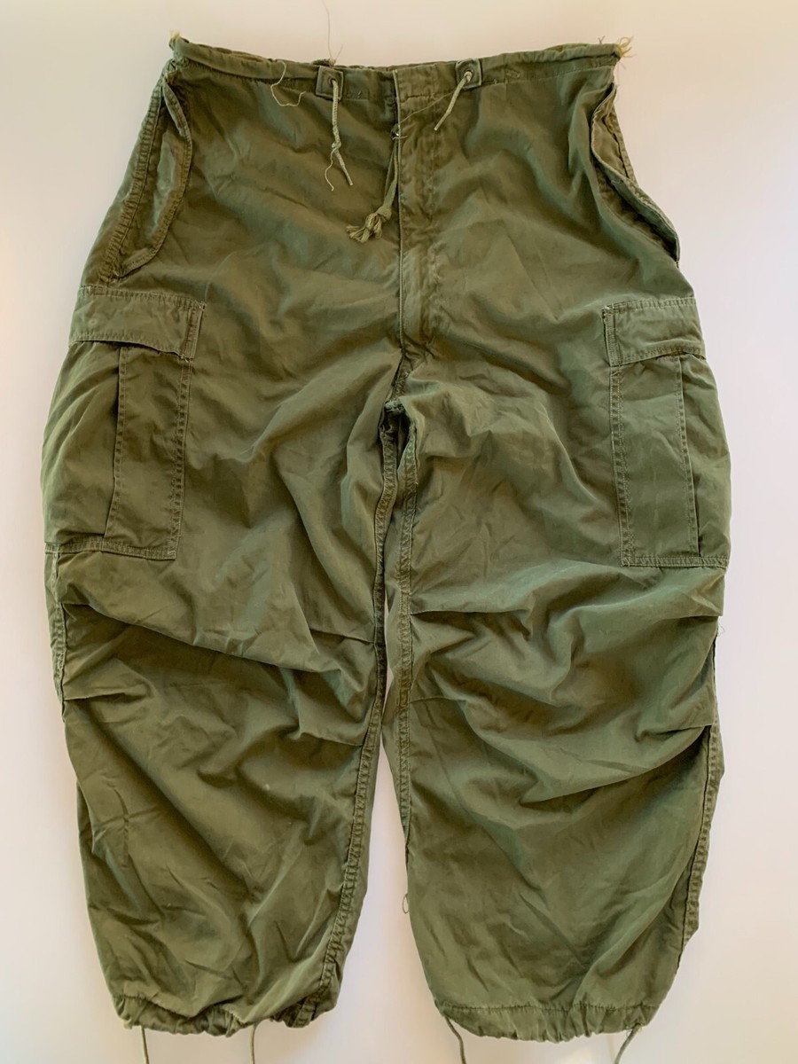 VTG Old US M51 Arctic Field Trousers Cold Weather OG107 M Vietnam