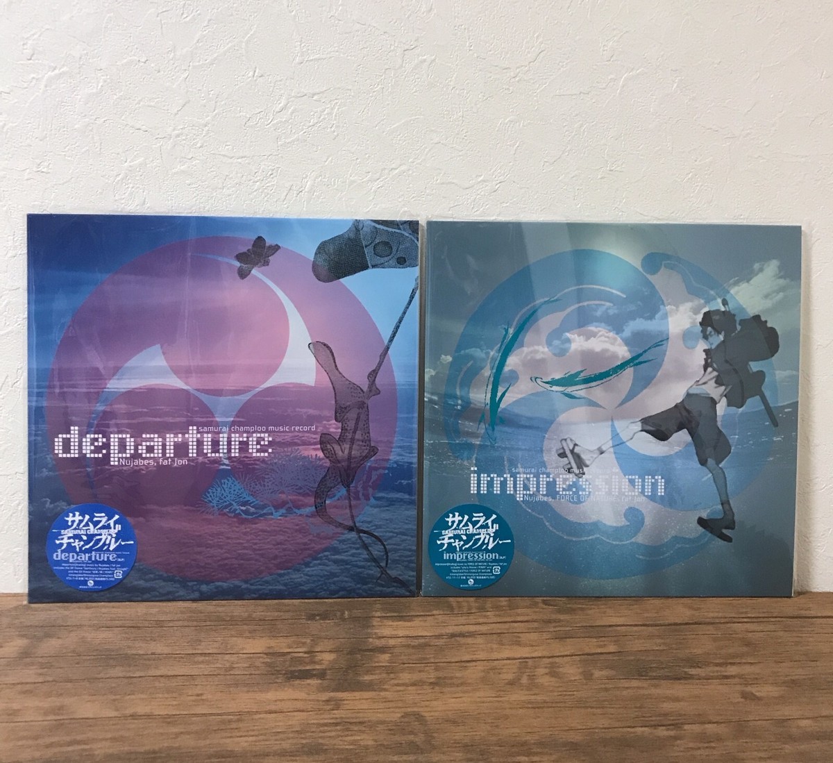 Samurai Champloo Music Record Nujabes Departure & impression Set