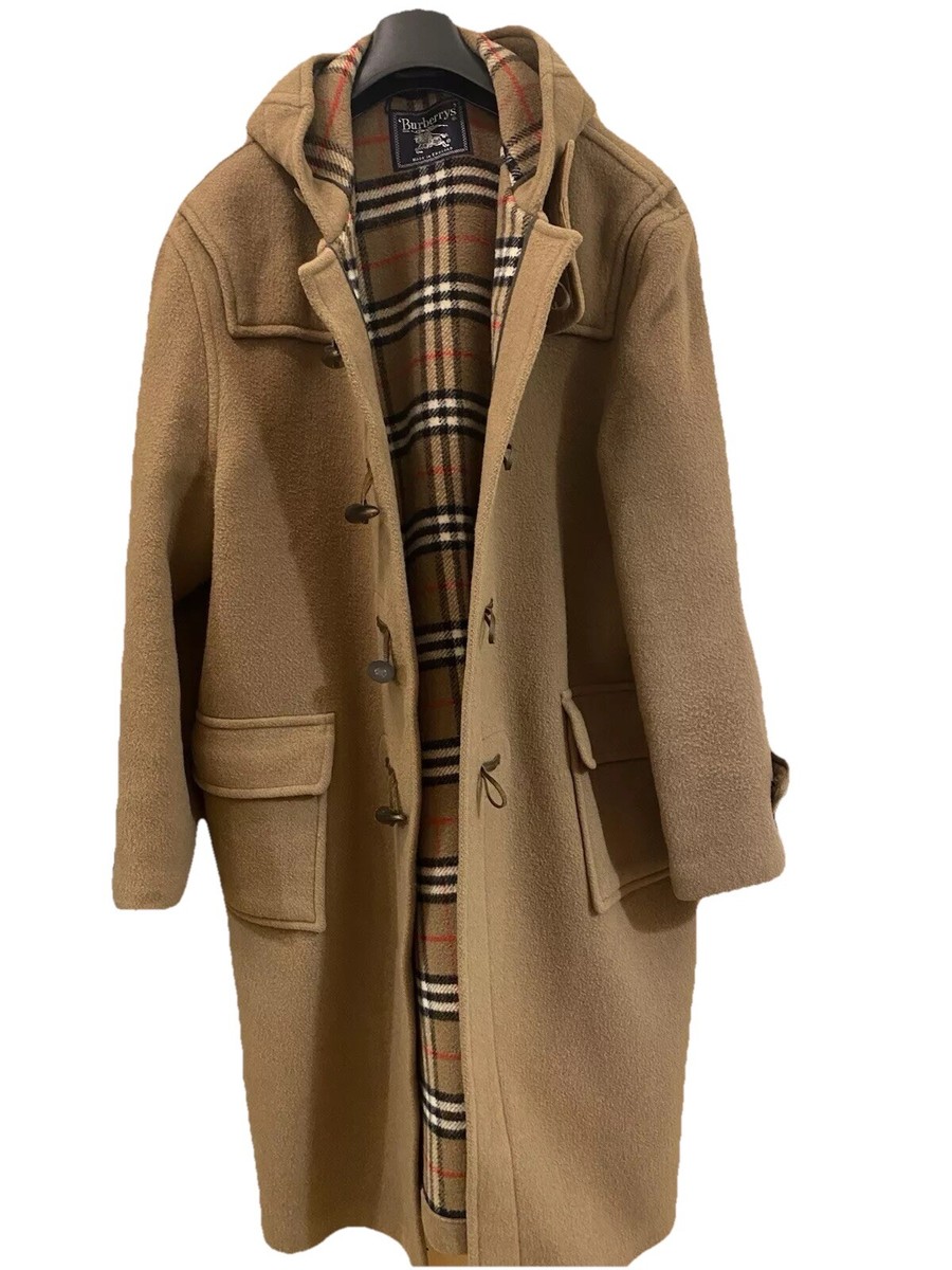 Burberry Duffle Coating Specialty Wool Duffle Coat Men's Size 46