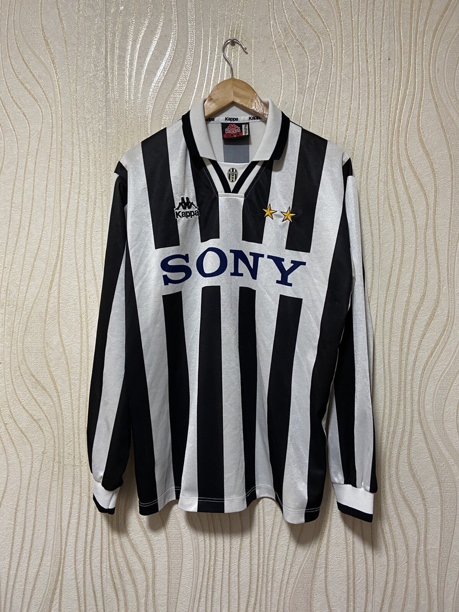 JUVENTUS 1995 1996 HOME SHIRT JERSEY KAPPA LONG SLEEVE sz L MEN #9