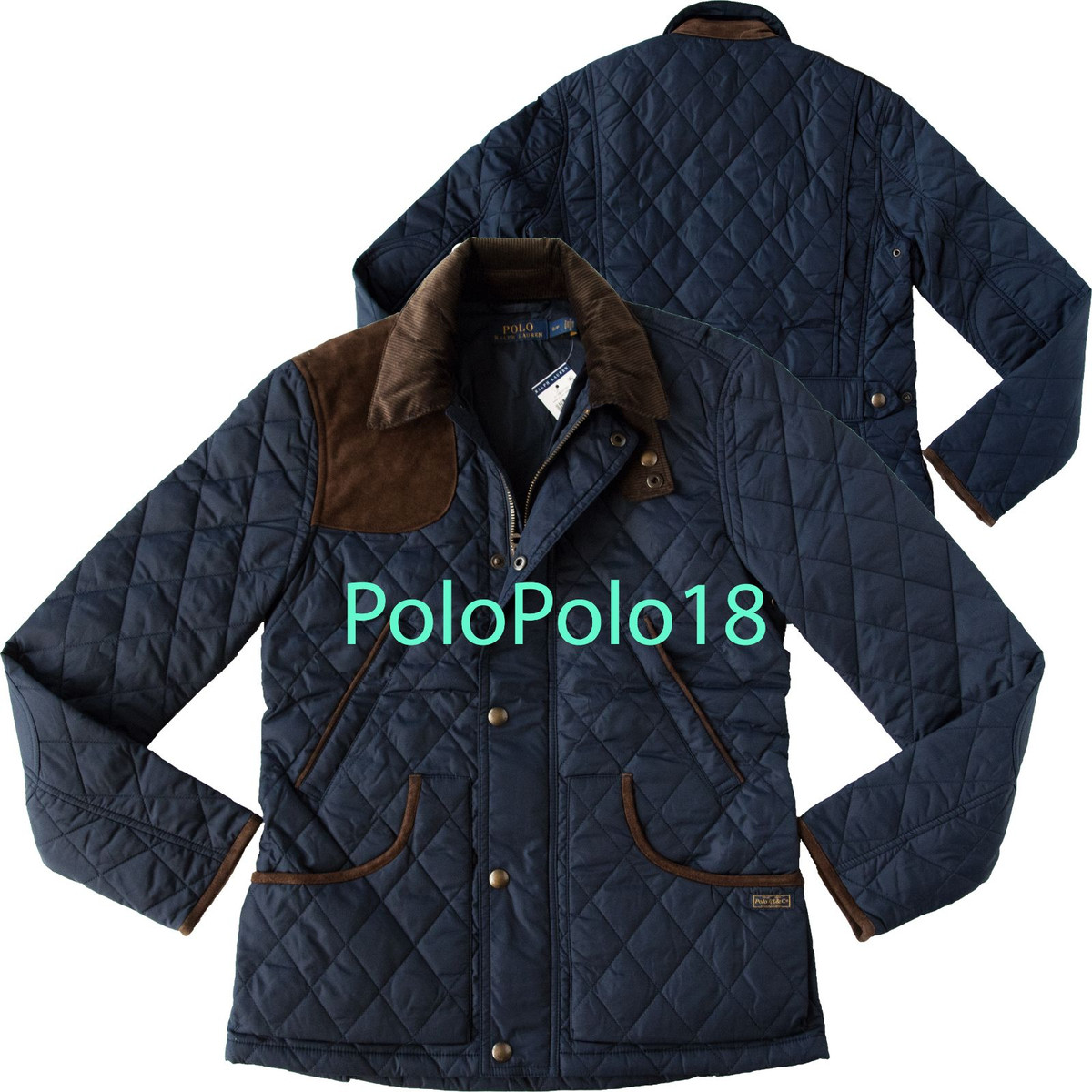 New $365 Polo Ralph Lauren Women Equestrian Barn Quilt Jacket