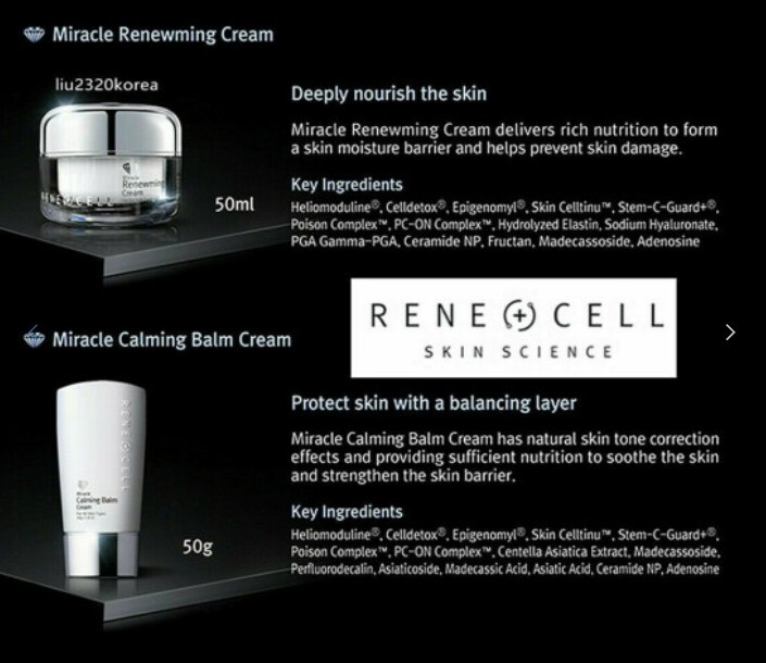 RENECELL Miracle Diamond Peel Program 4-items Full Set Anti-Aging