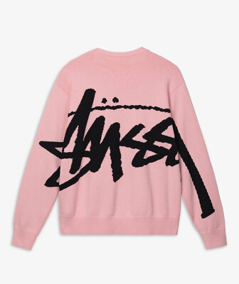Stussy STOCK SWEATER - pink | eBay