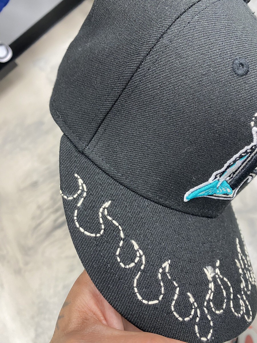 New Era X LosoNYC Florida Marlins Flame Fitted Hat Flame 7 1/4 97