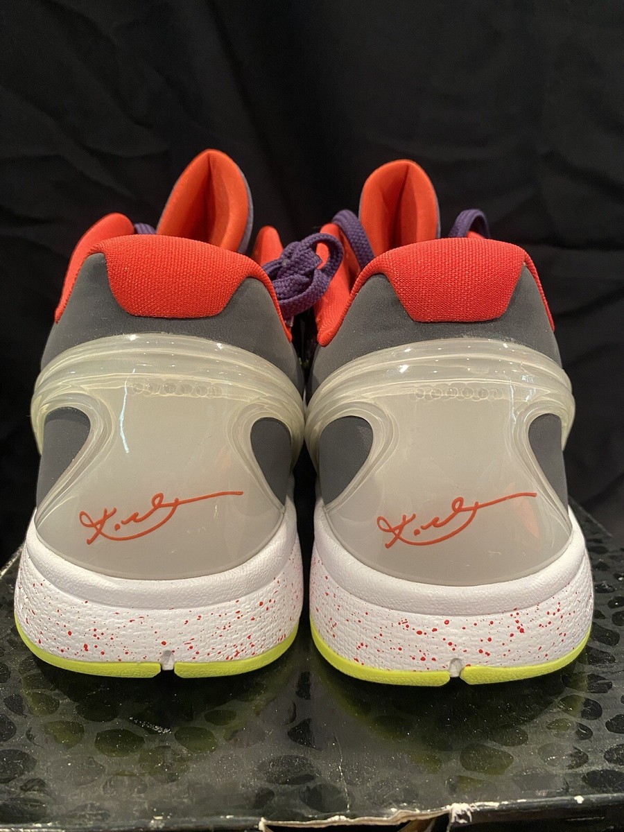 Nike Zoom Kobe VI 6 Supreme Chaos Joker Ink Volt White Size 12 DS
