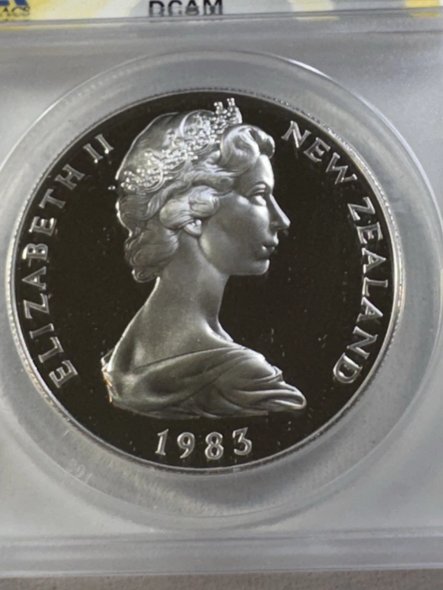 銀*ー様 No.46 アンティーク 銀貨 ニュージーランド 50周年 1983年 No