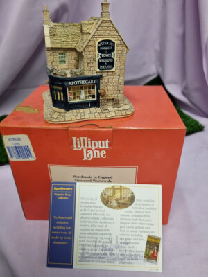 ULTRA RARE** Lilliput Lane *Apothecary* Victorian Coll. L2055 Box