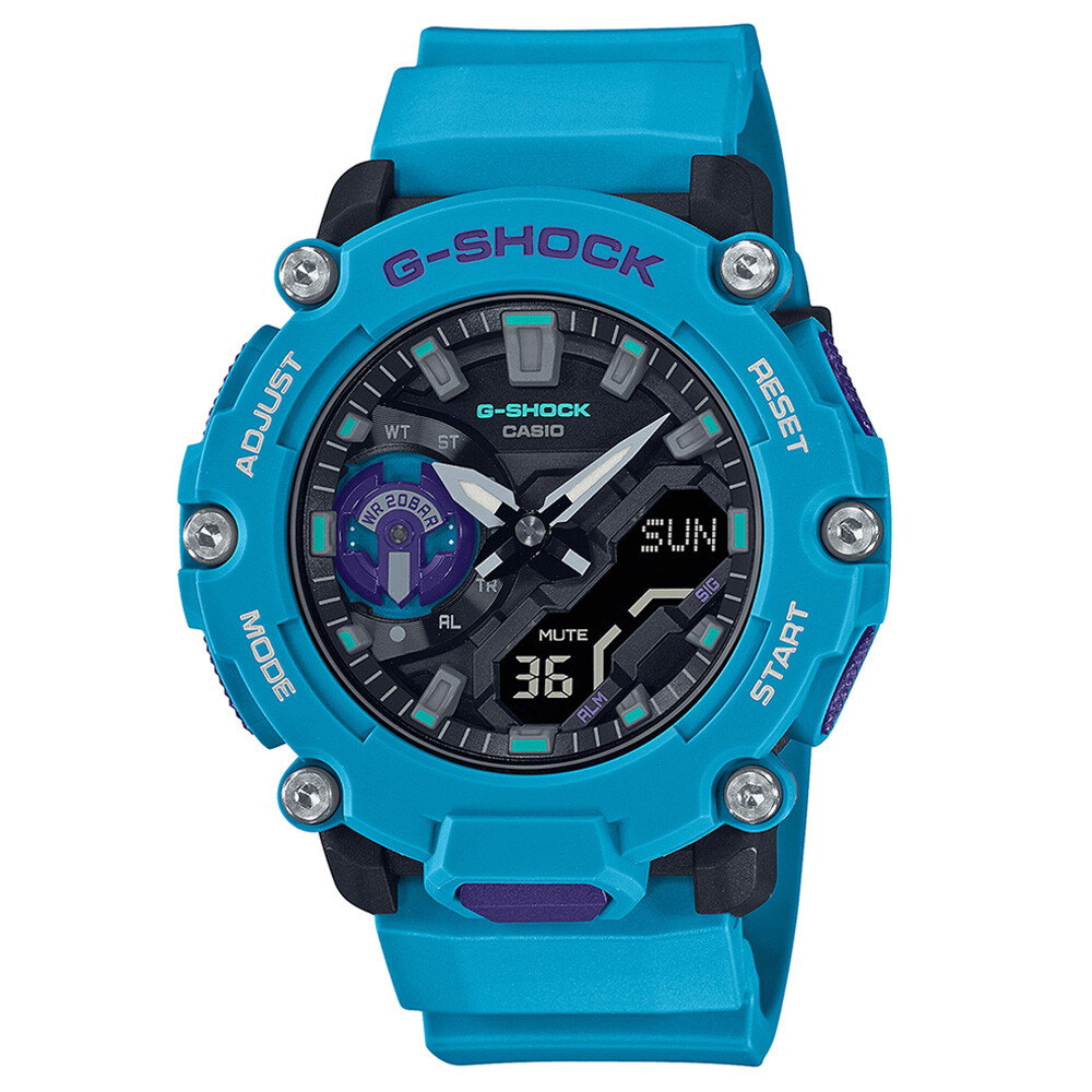 Casio G-Shock Carbon Core Guard Turquoise Edition Watch GShock GA