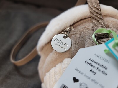 Jellycat Amuseable Coffee To Go Bag Soft Plush Purse NWT birthday
