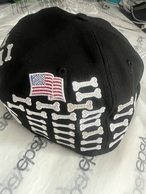 New Supreme Bones Box Logo New Era Black 7 1/2 | eBay