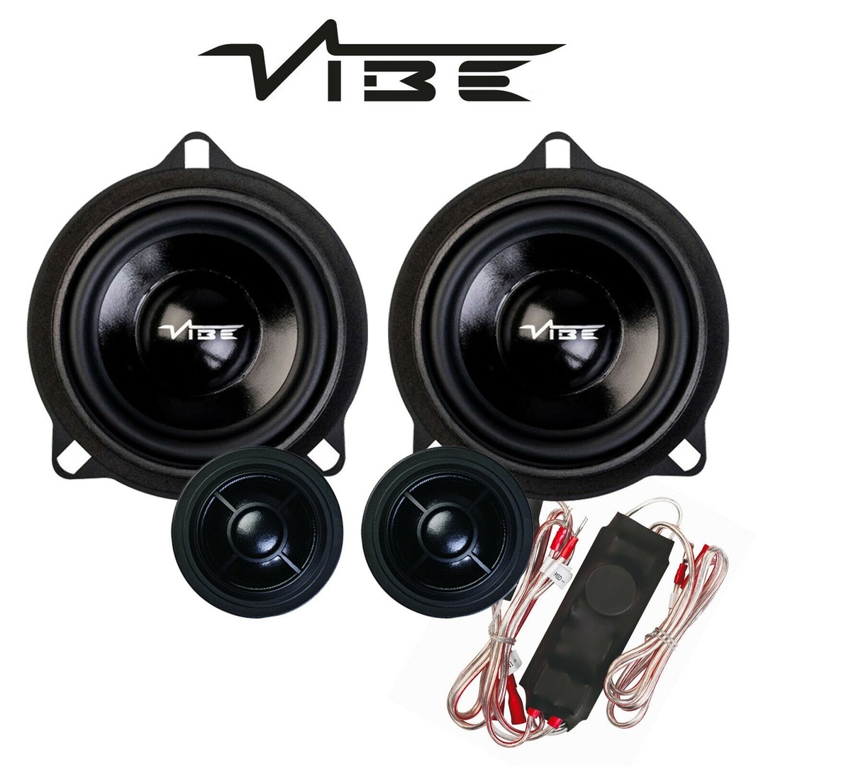 Vibe Car Amplifier + Subwoofer + Speaker Upgrade Kit for BMW 5